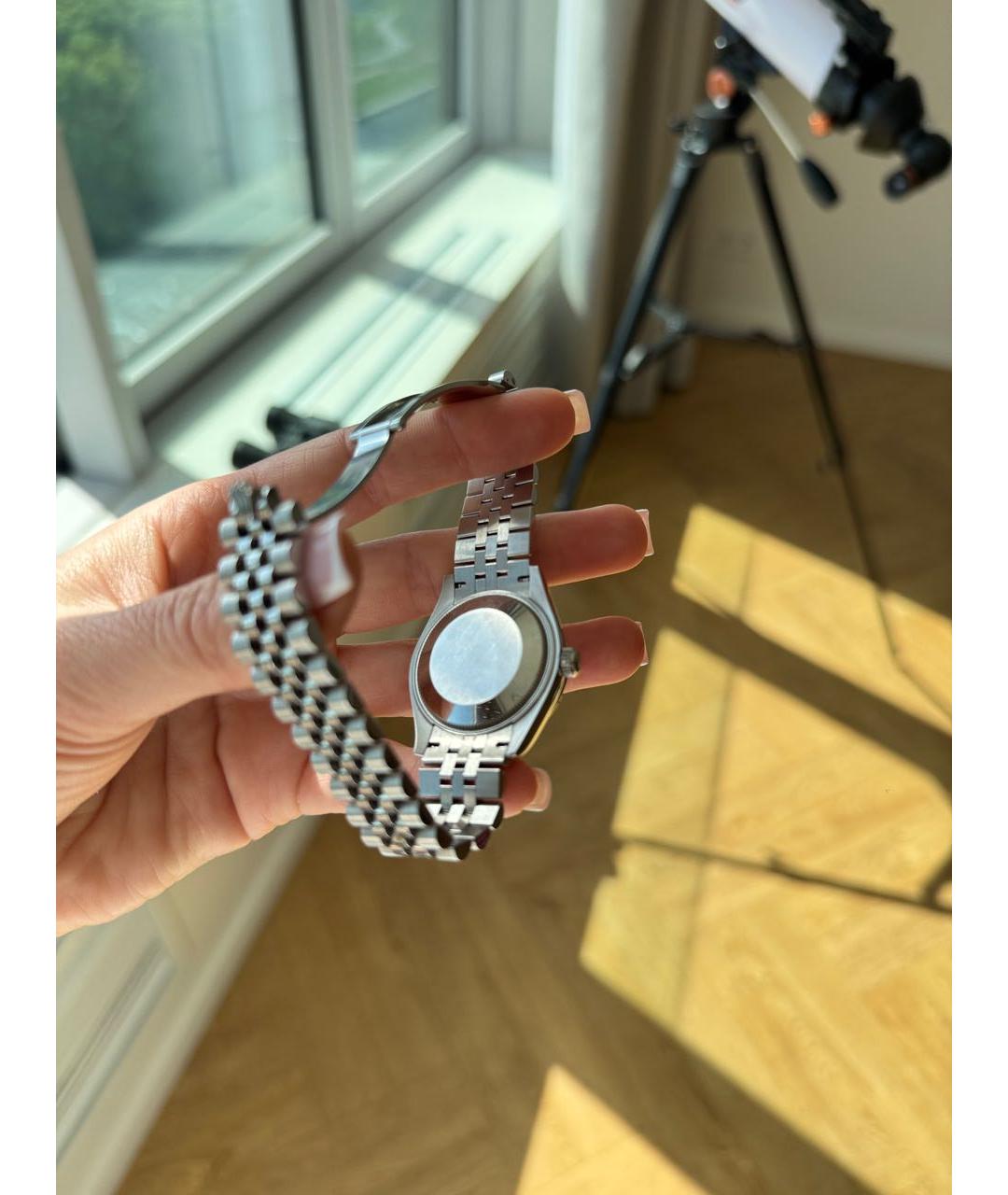 ROLEX Серебряные часы из белого золота, фото 3