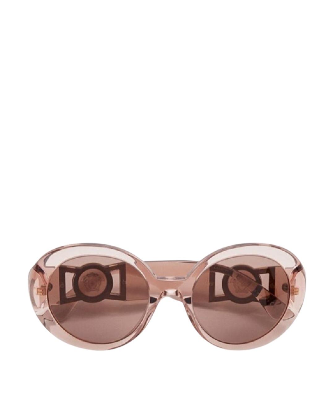 VERSACE Розовые пластиковые солнцезащитные очки, фото 1
