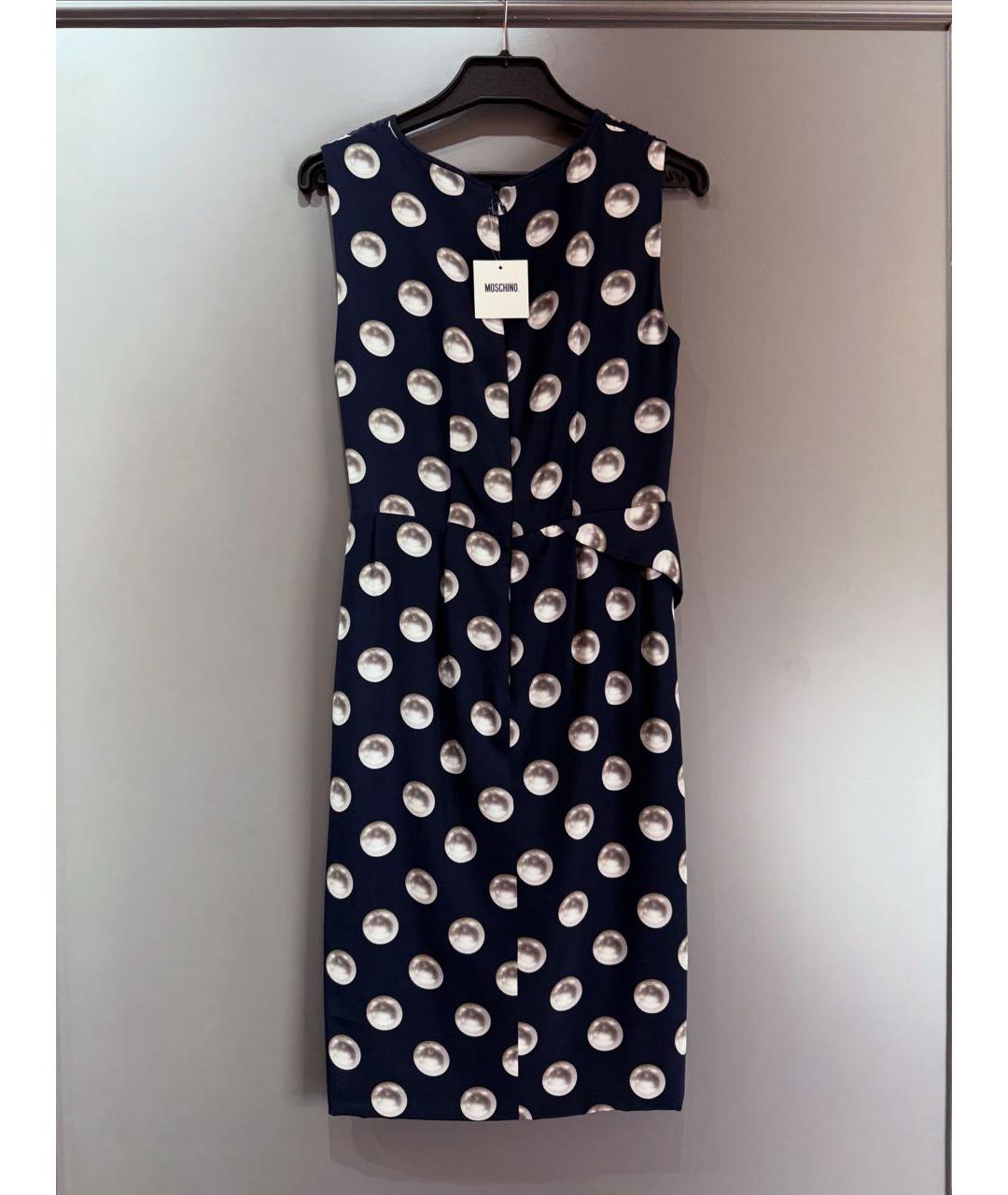 MOSCHINO Мульти шелковое повседневное платье, фото 3
