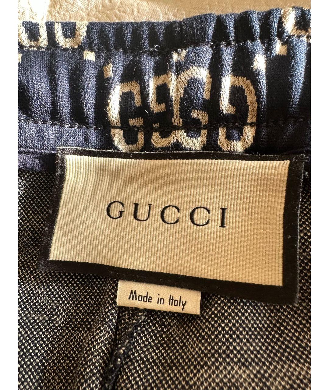GUCCI Темно-синий повседневный костюм, фото 4