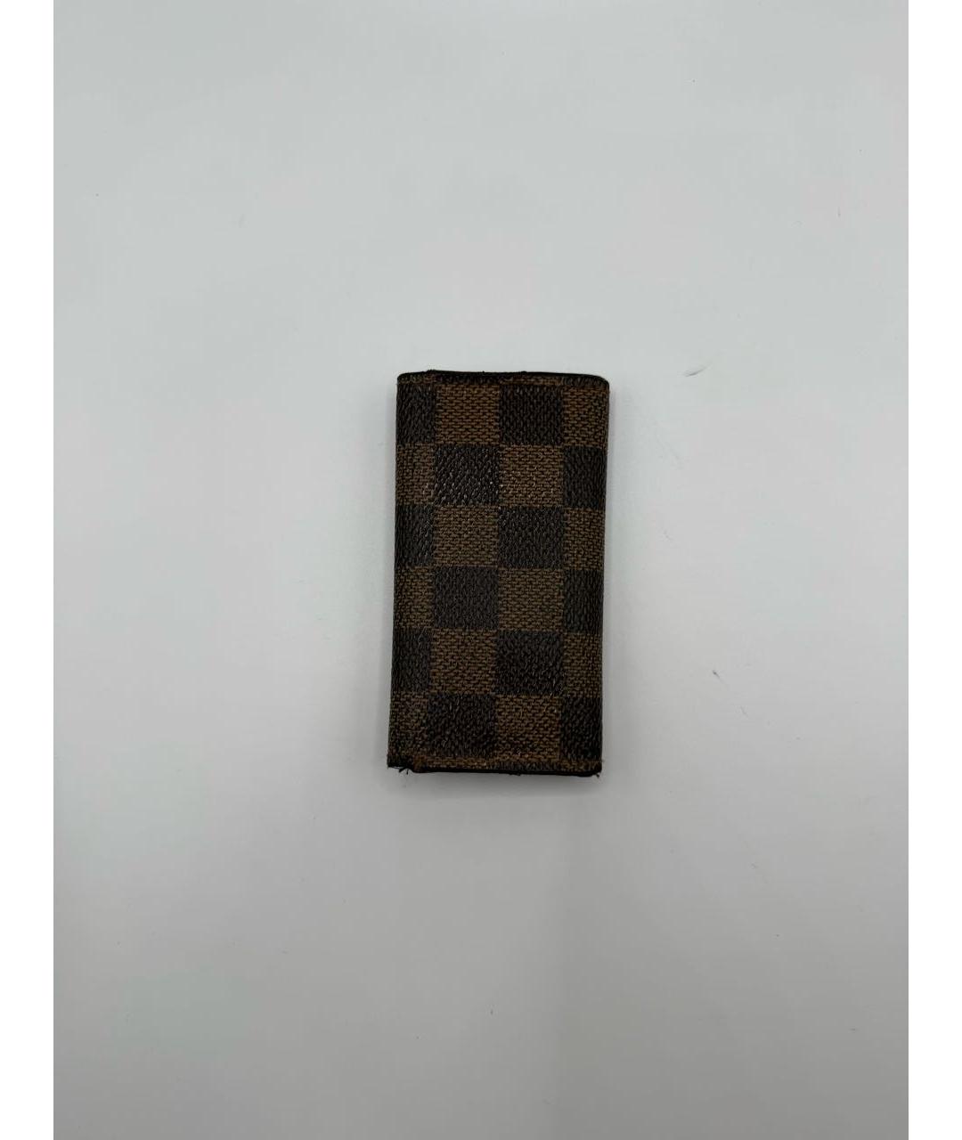 LOUIS VUITTON Коричневая ключница, фото 3