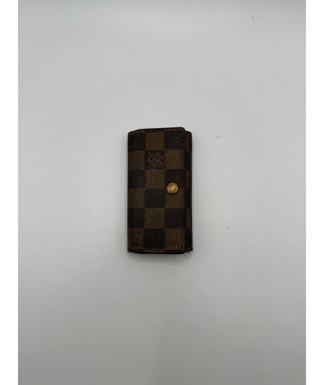 LOUIS VUITTON Коричневая ключница, фото 9