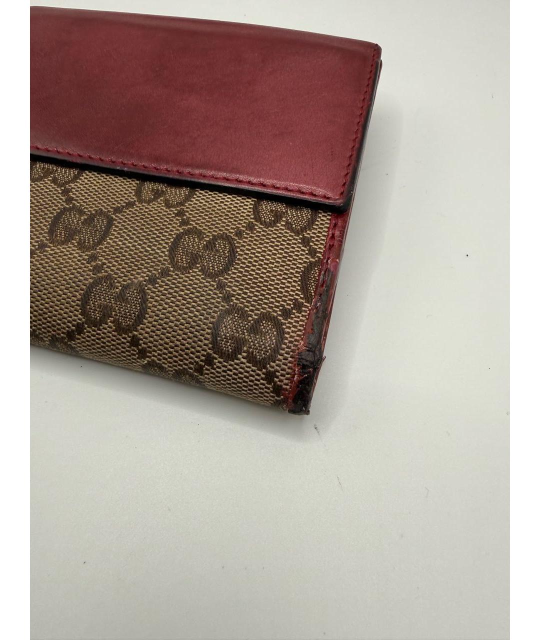 GUCCI Красный кошелек, фото 4