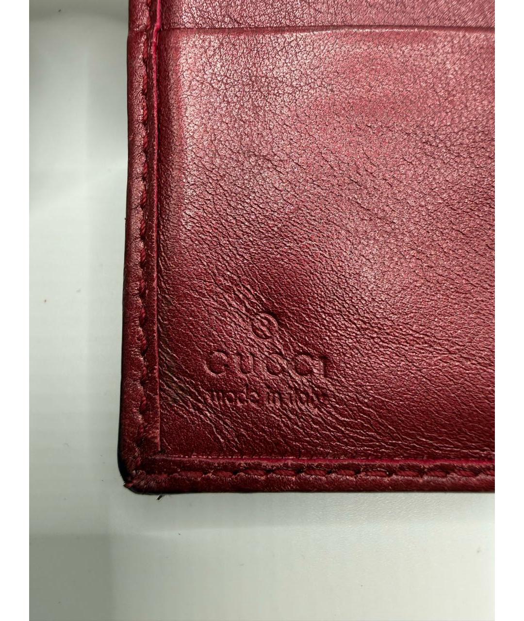 GUCCI Красный кошелек, фото 6