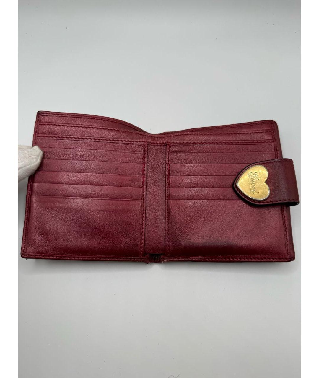 GUCCI Красный кошелек, фото 5