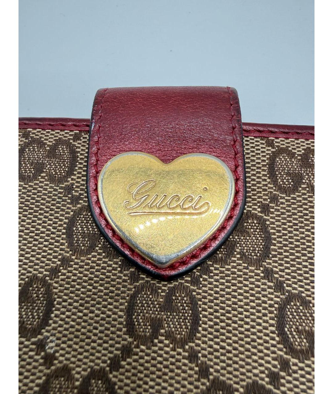 GUCCI Красный кошелек, фото 2