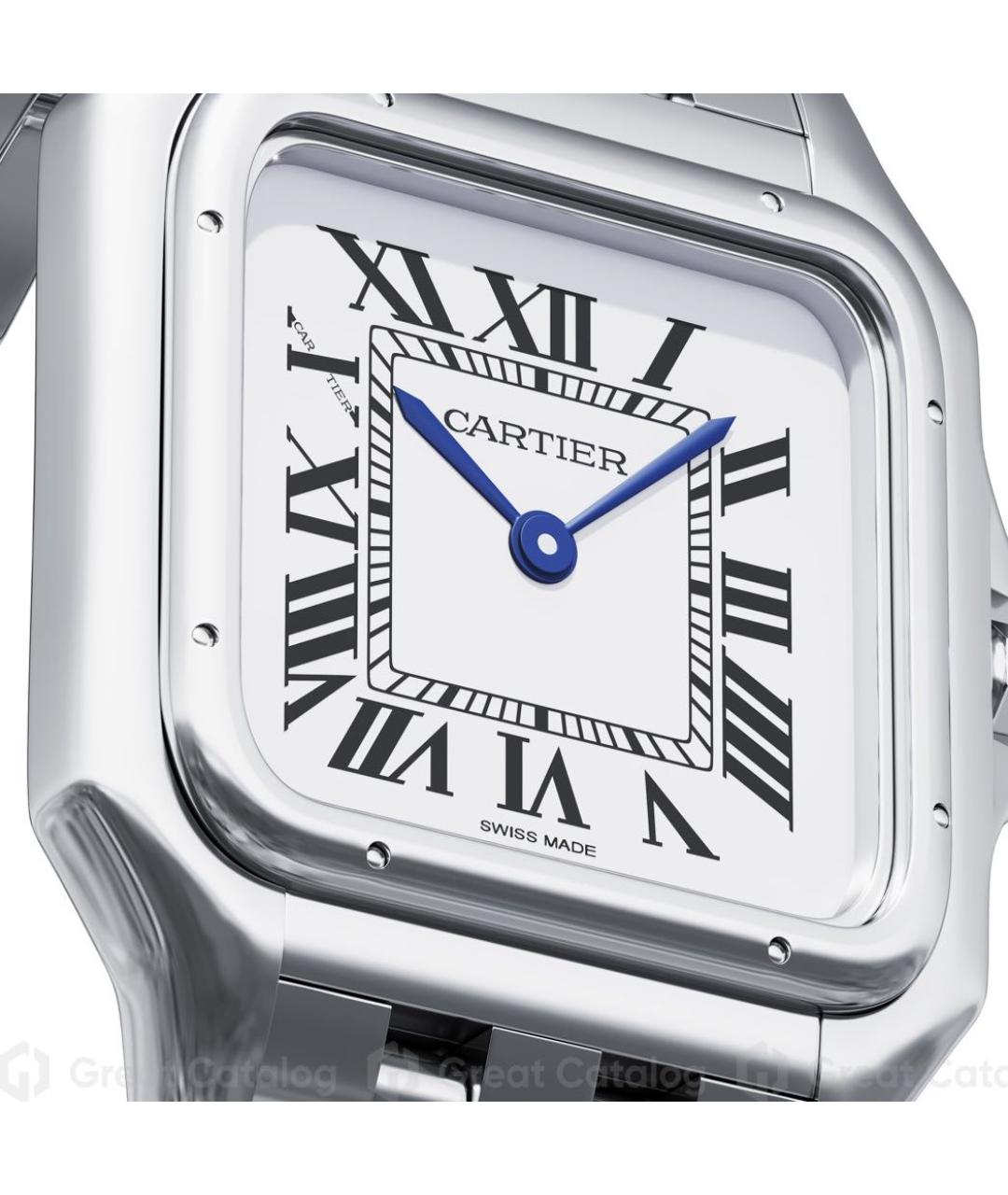CARTIER Серебряные серебряные часы, фото 2
