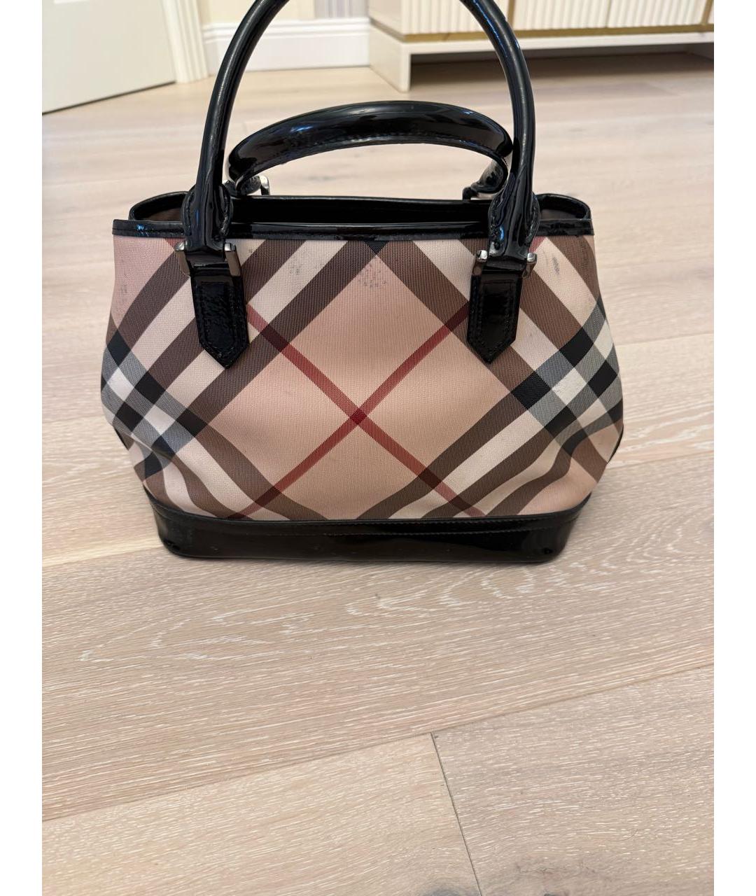 BURBERRY Бежевая сумка с короткими ручками, фото 2
