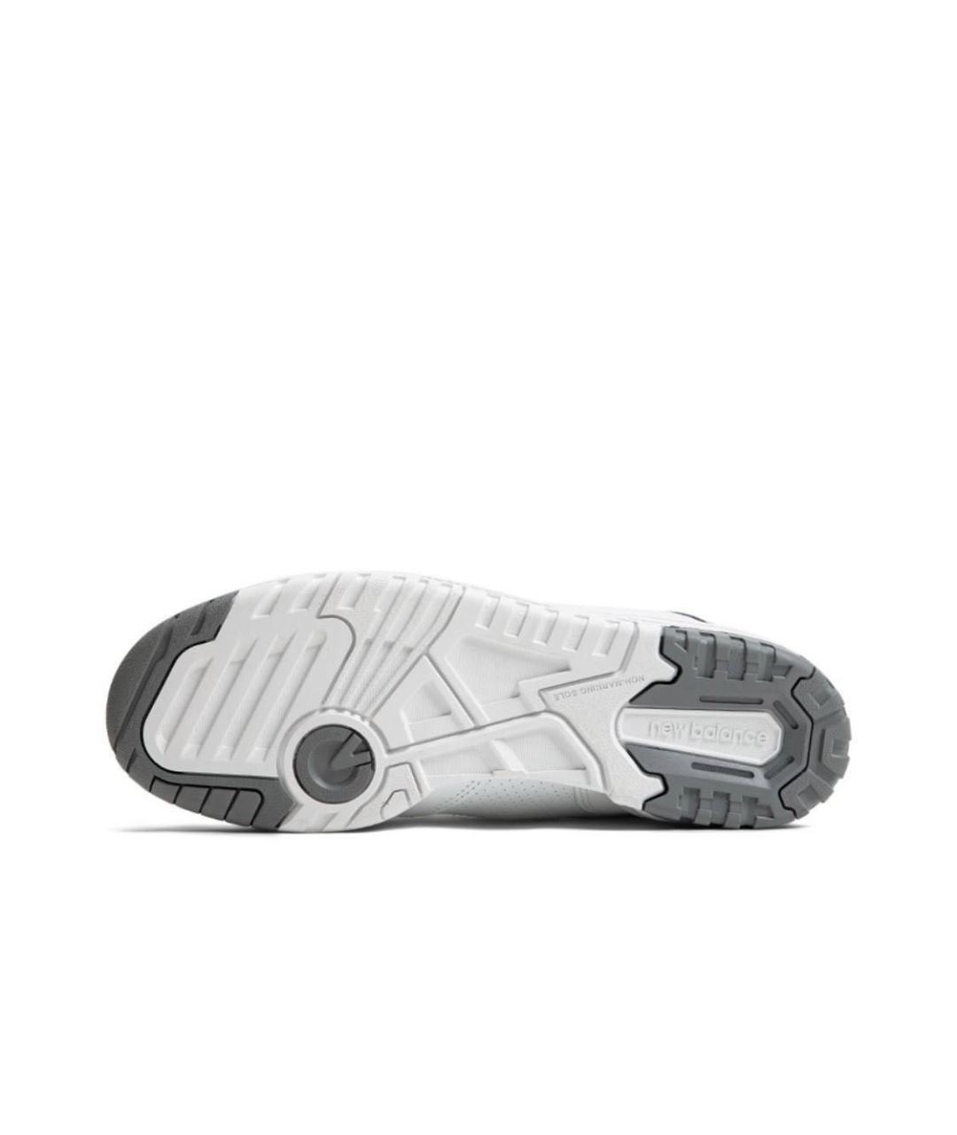 NEW BALANCE Белые кожаные низкие кроссовки / кеды, фото 4