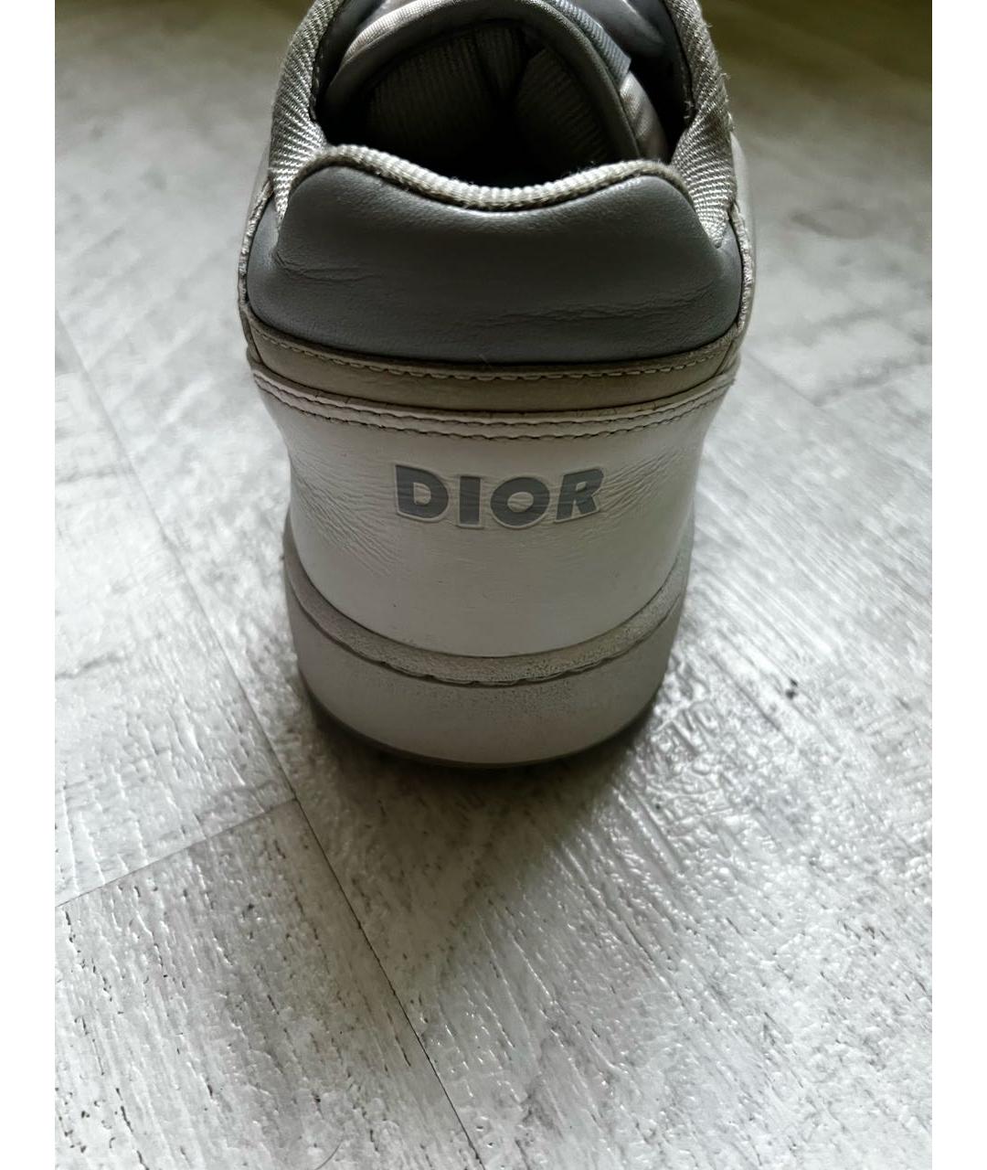 CHRISTIAN DIOR Белые кожаные кеды, фото 4