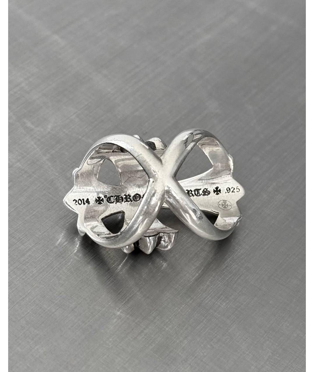 CHROME HEARTS Серебряное серебряное кольцо, фото 4