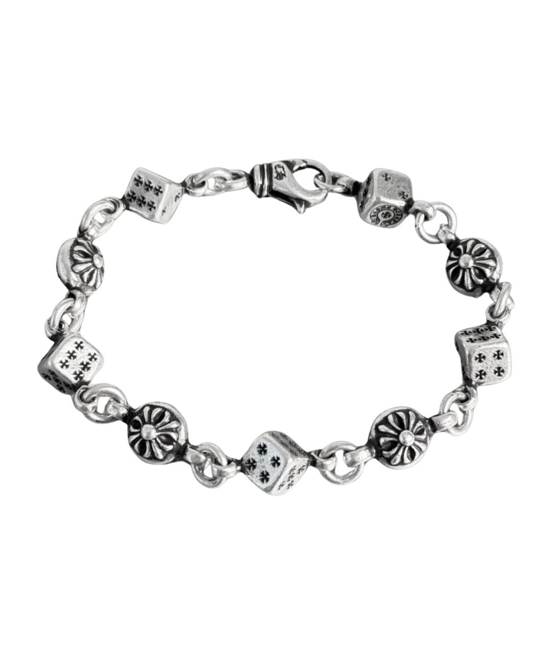 CHROME HEARTS Серебряный серебряный браслет, фото 1