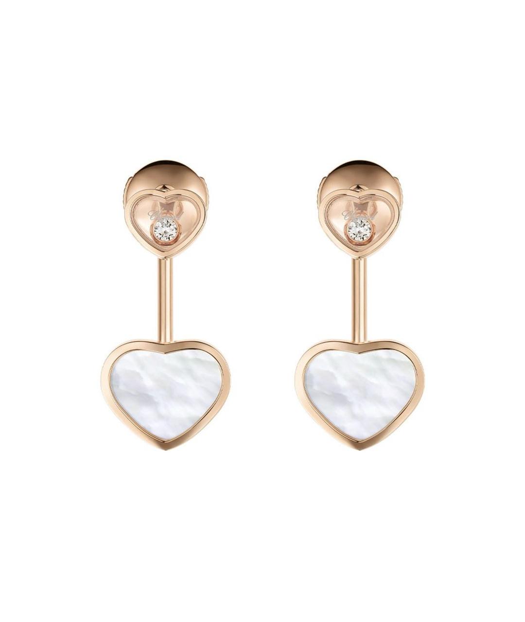 CHOPARD Золотые серьги из розового золота, фото 1