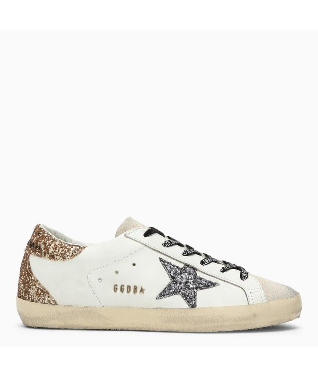 GOLDEN GOOSE Белые кожаные кеды, фото 6