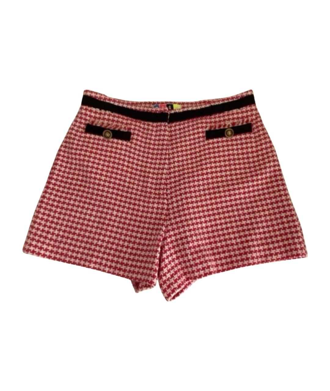 MSGM Красные хлопковые шорты, фото 1