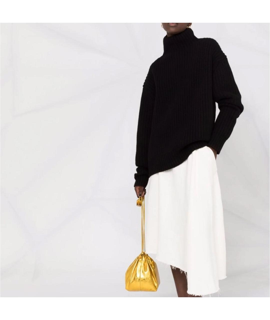 JIL SANDER Черный шерстяной джемпер / свитер, фото 5