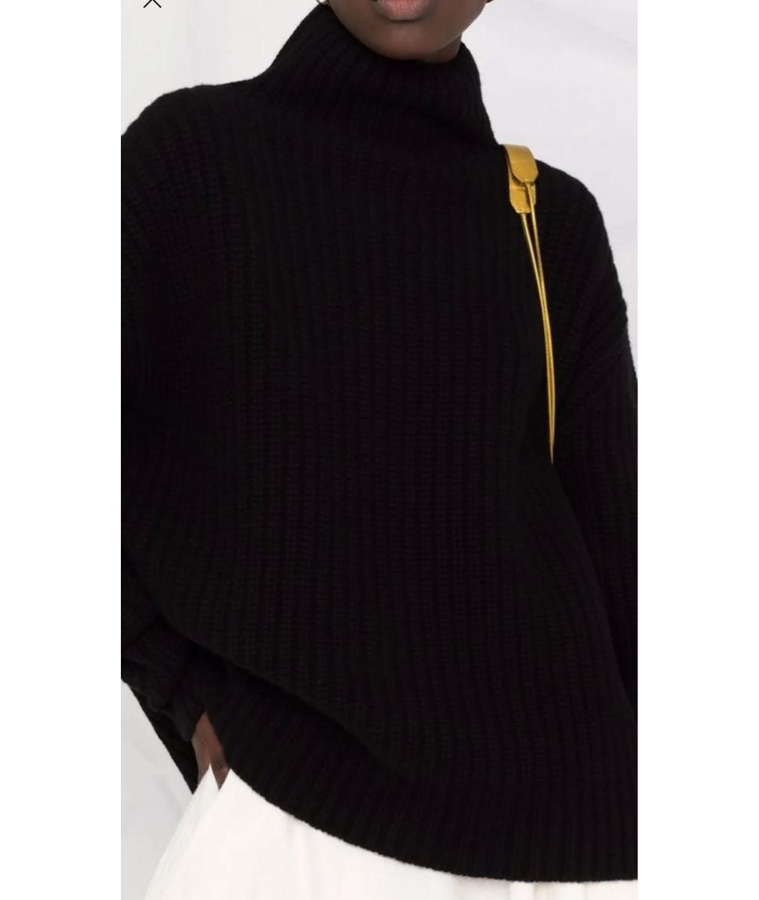 JIL SANDER Черный шерстяной джемпер / свитер, фото 2