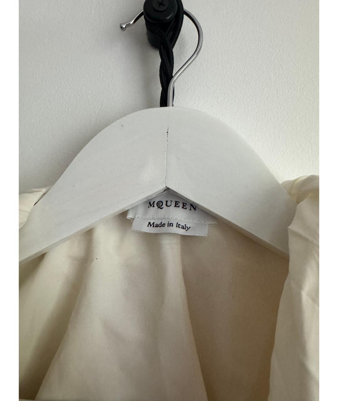 ALEXANDER MCQUEEN Белая блузы, фото 3