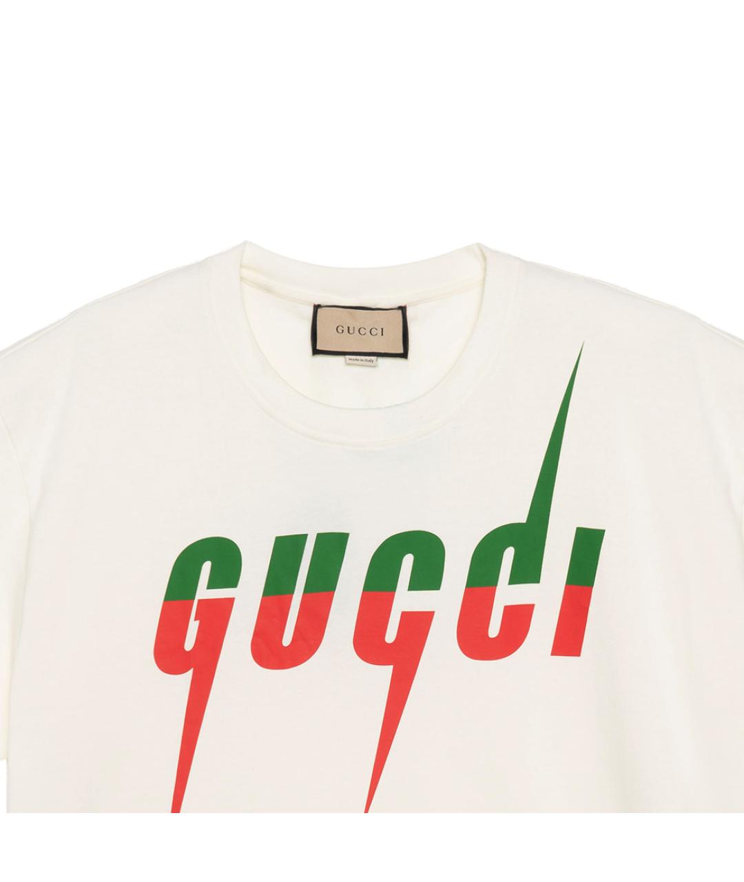GUCCI Бежевая футболка, фото 4