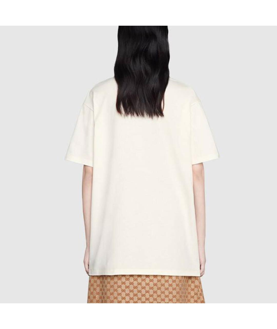 GUCCI Бежевая футболка, фото 3