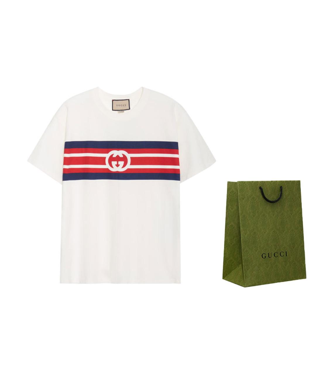 GUCCI Бежевая футболка, фото 3