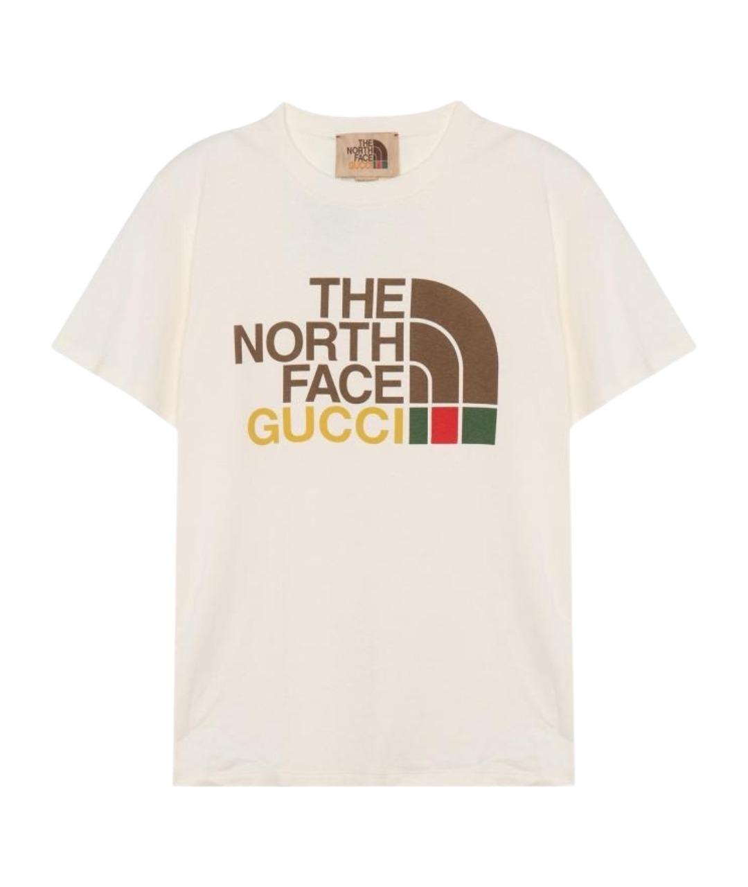 GUCCI Белая футболка, фото 1