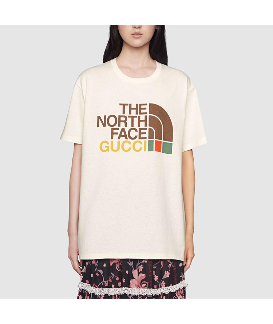 GUCCI Белая футболка, фото 3