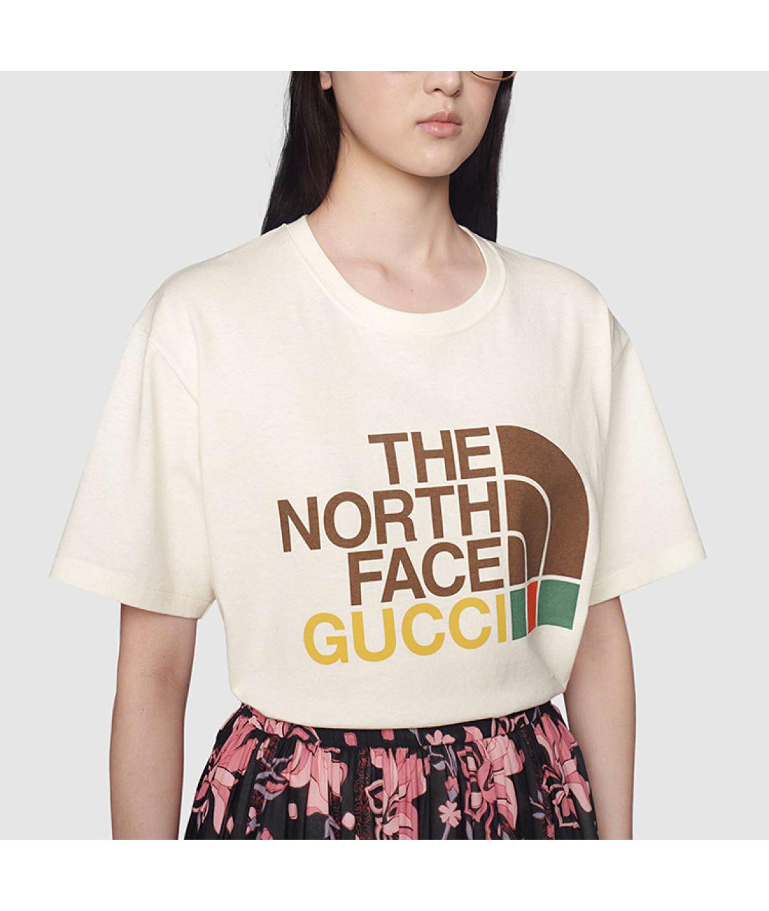GUCCI Белая футболка, фото 4