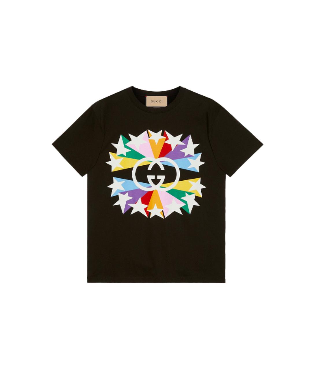 GUCCI Черная футболка, фото 3