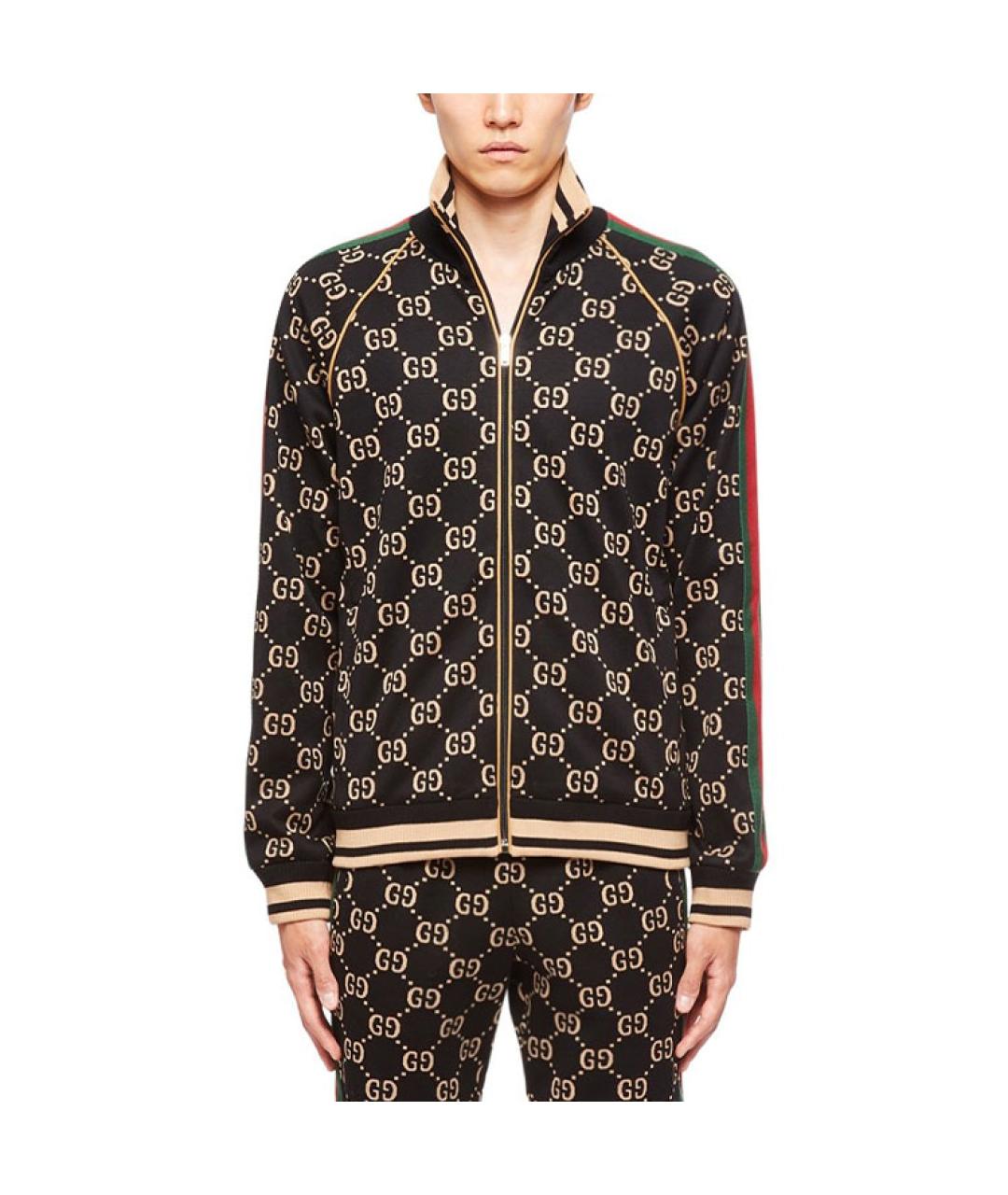 GUCCI Черная хлопковая куртка, фото 4
