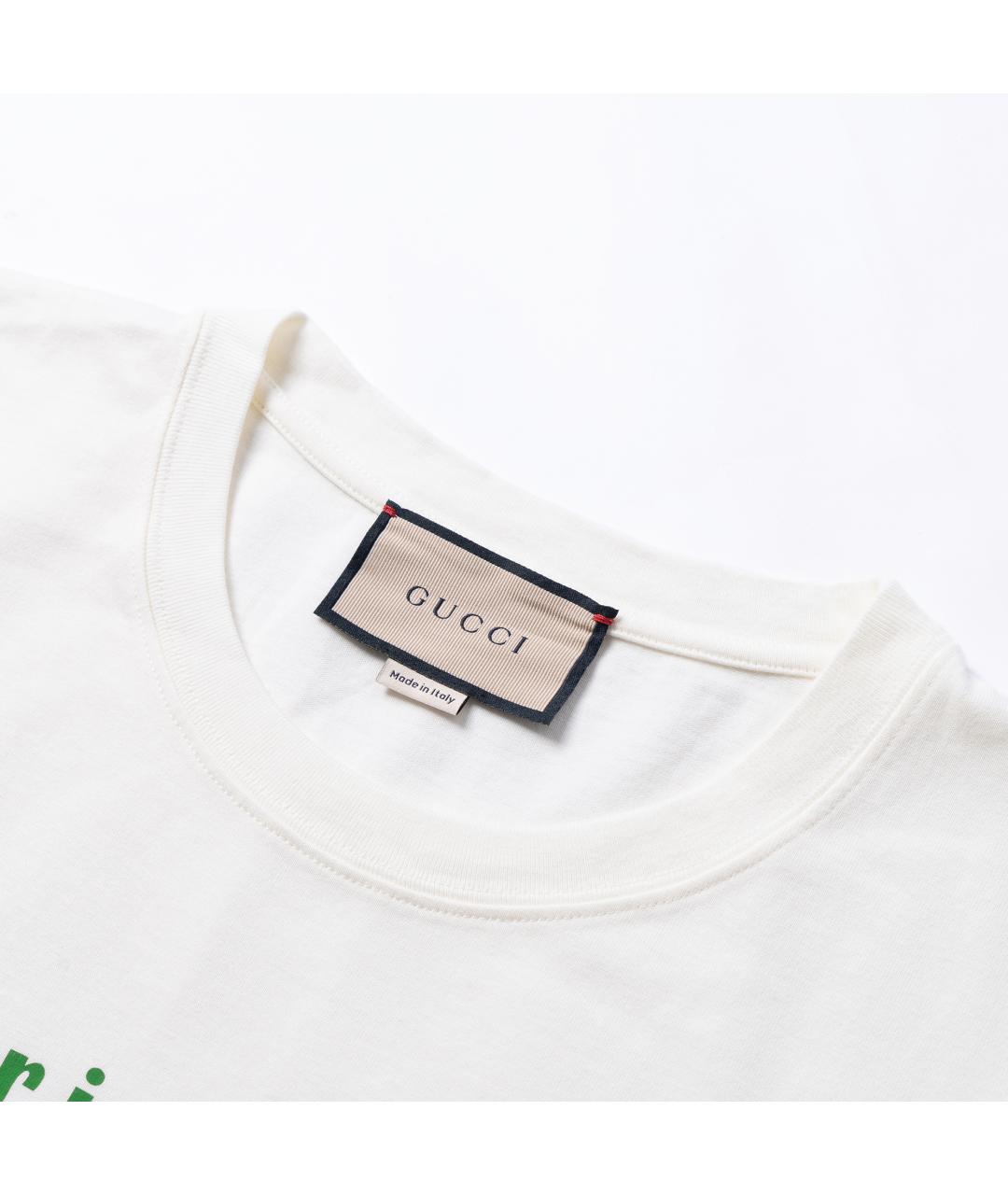 GUCCI Бежевая футболка, фото 3