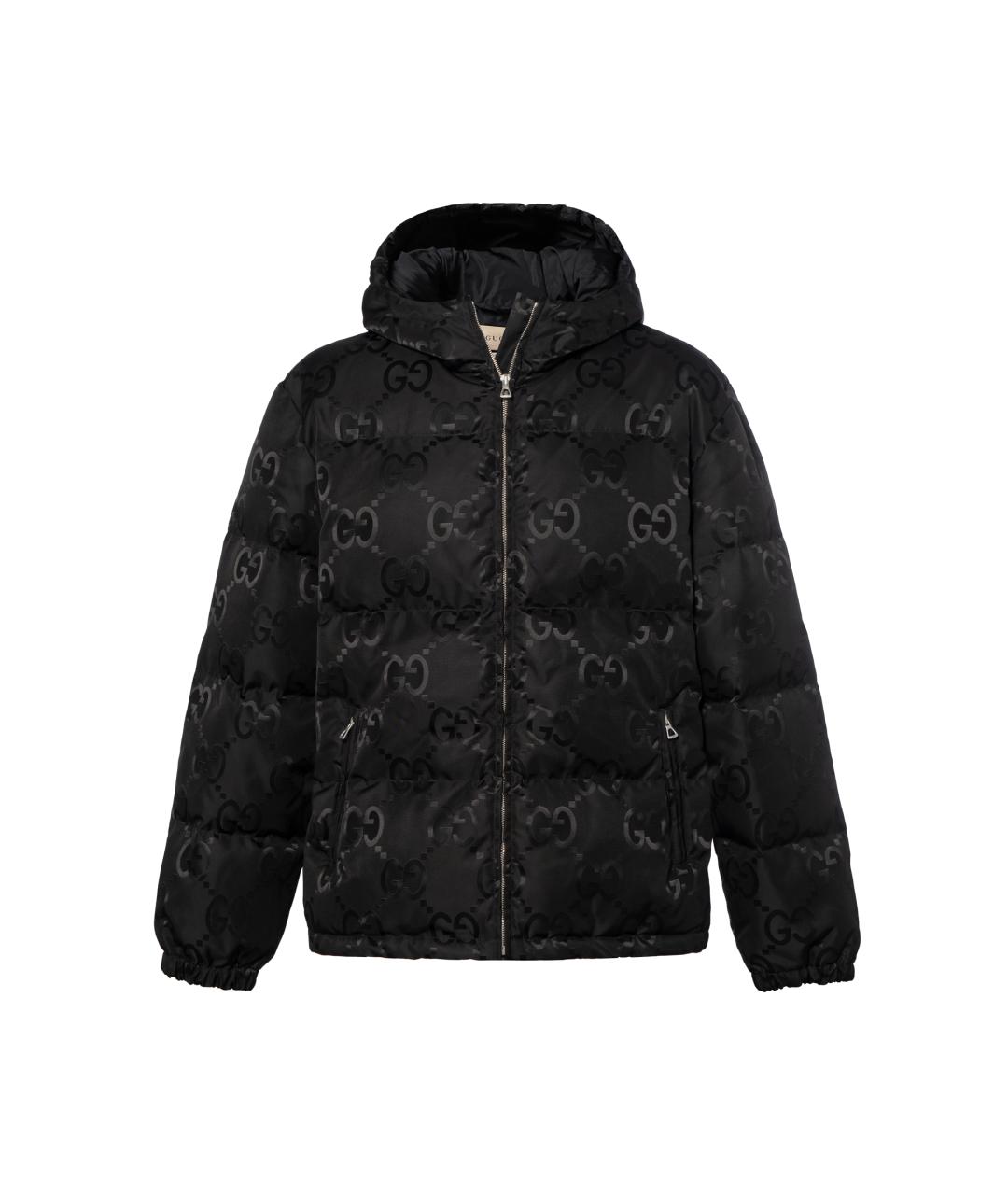 GUCCI Черный пуховик, фото 1