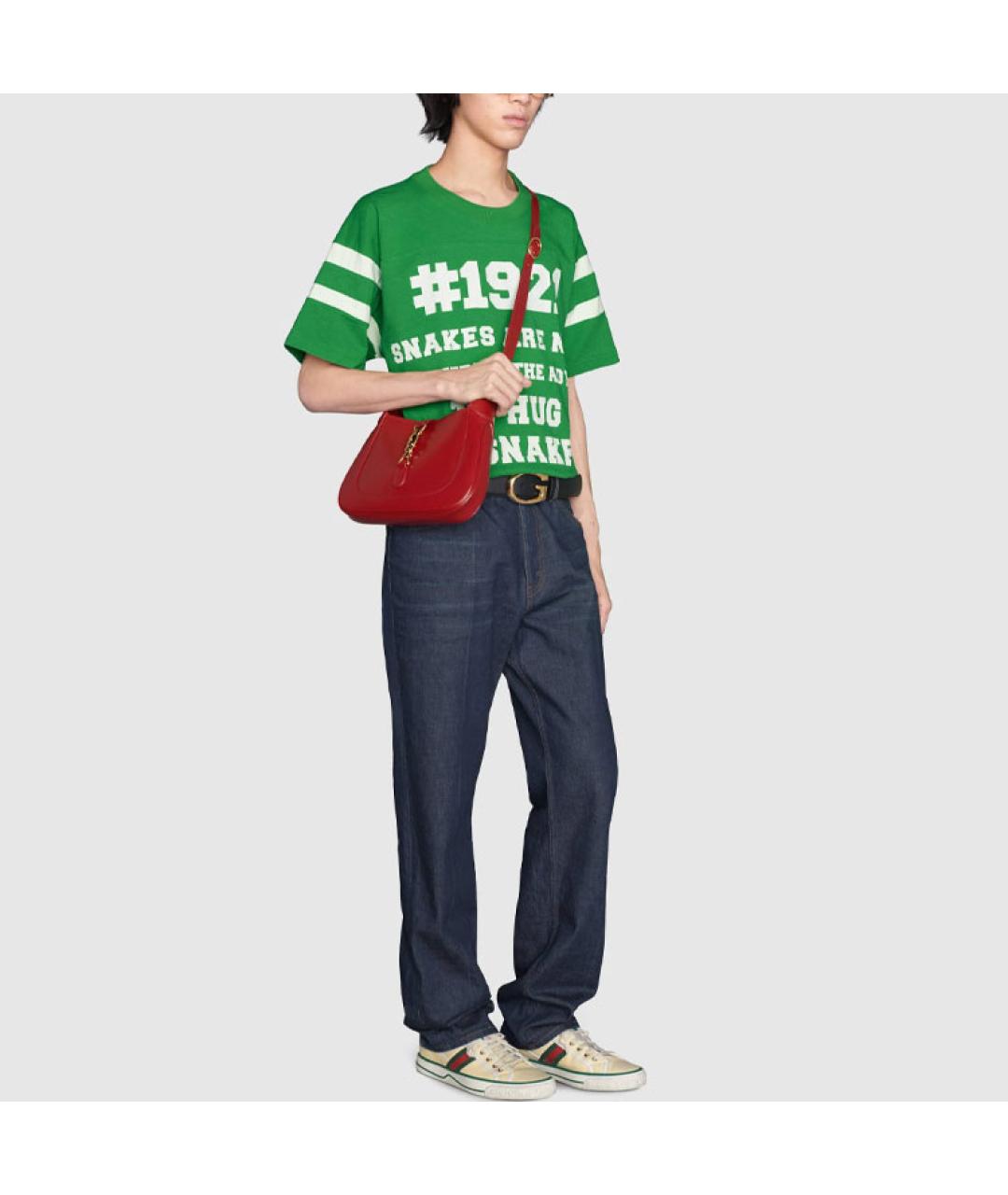 GUCCI Зеленая футболка, фото 3