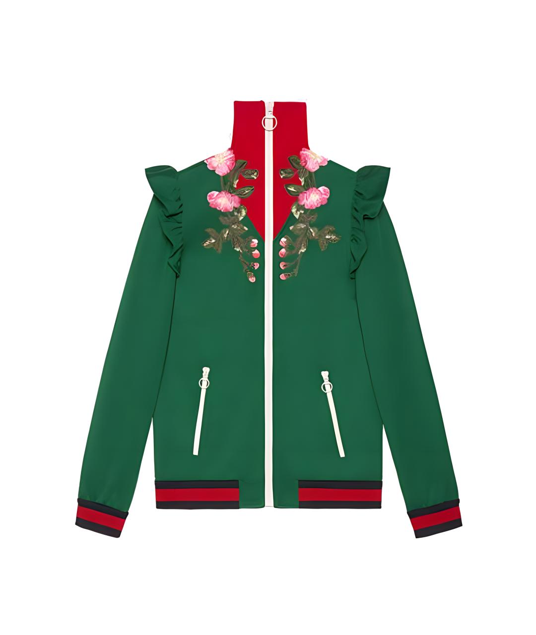 GUCCI Зеленая куртка, фото 1