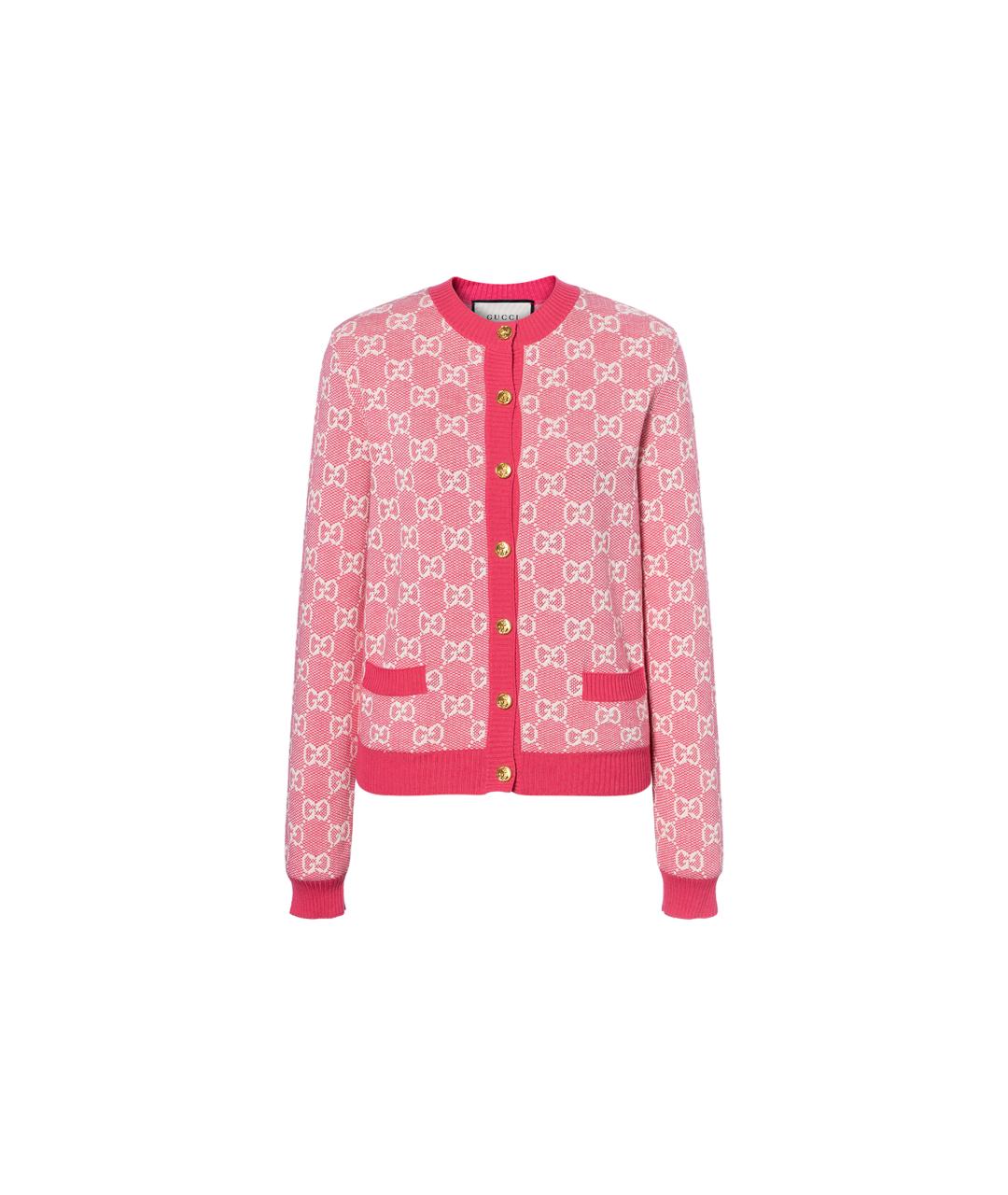GUCCI Розовый кардиган, фото 6