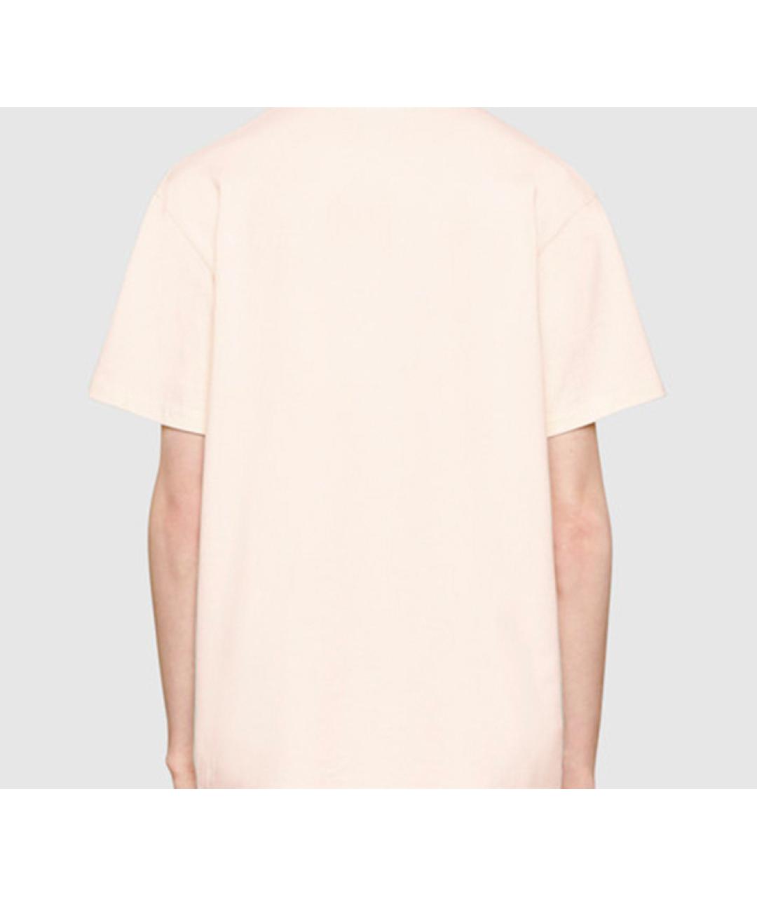 GUCCI Белая футболка, фото 5