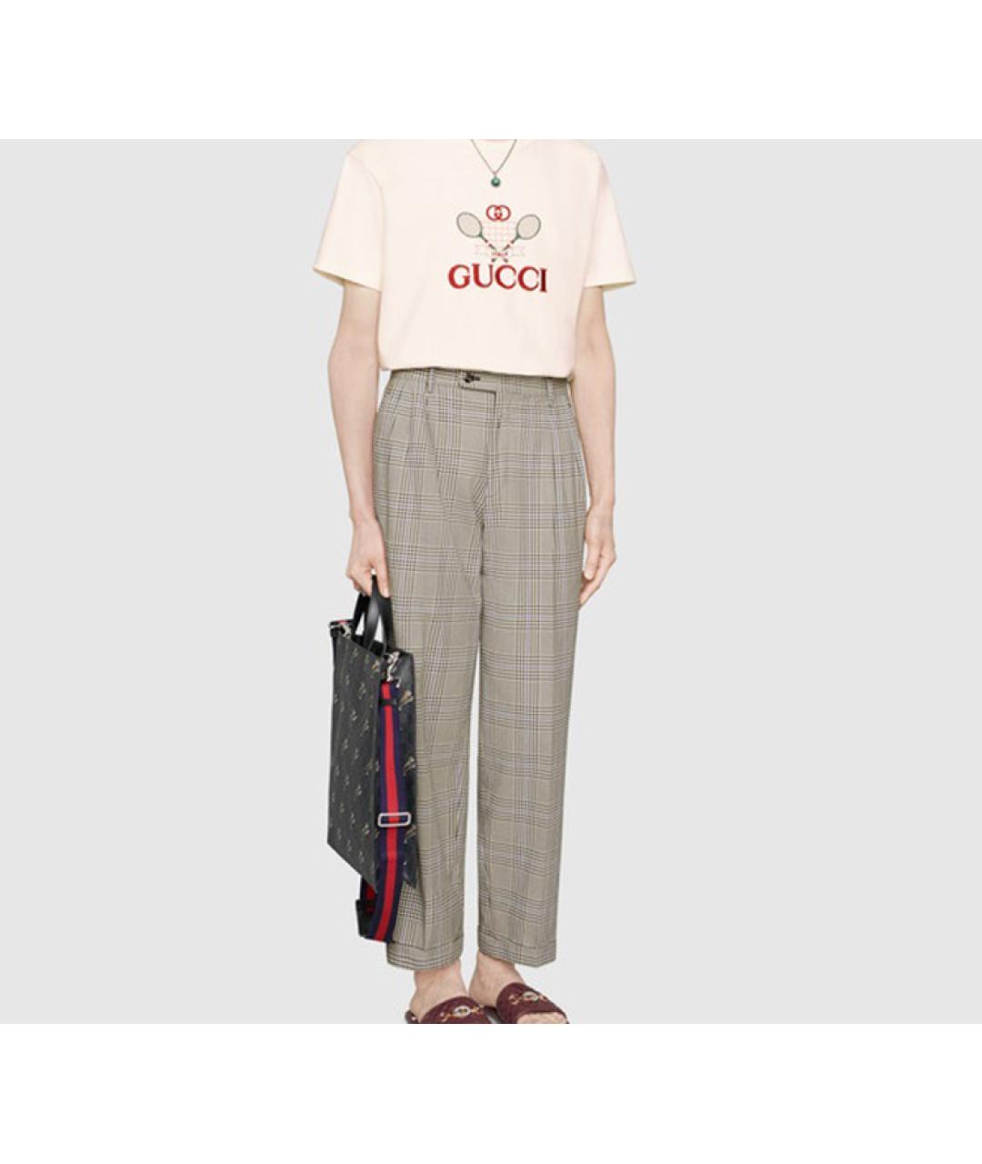 GUCCI Белая футболка, фото 4