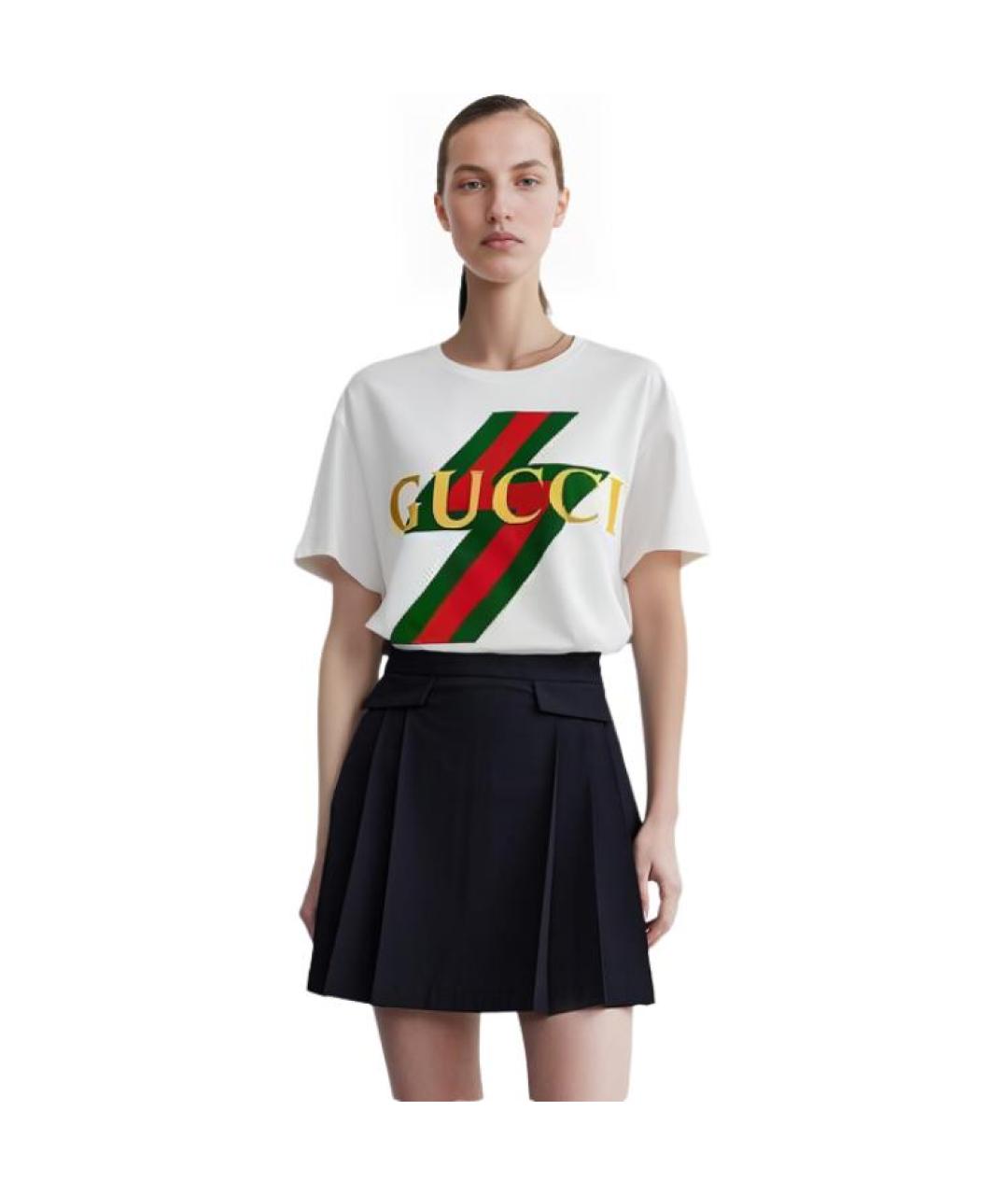 GUCCI Бежевая футболка, фото 3