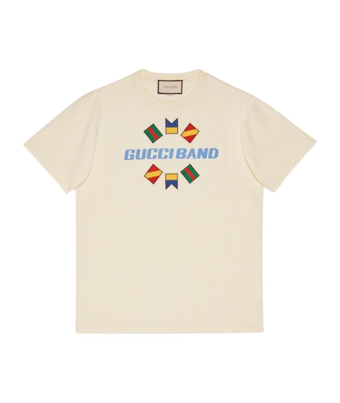 GUCCI Бежевая футболка, фото 1