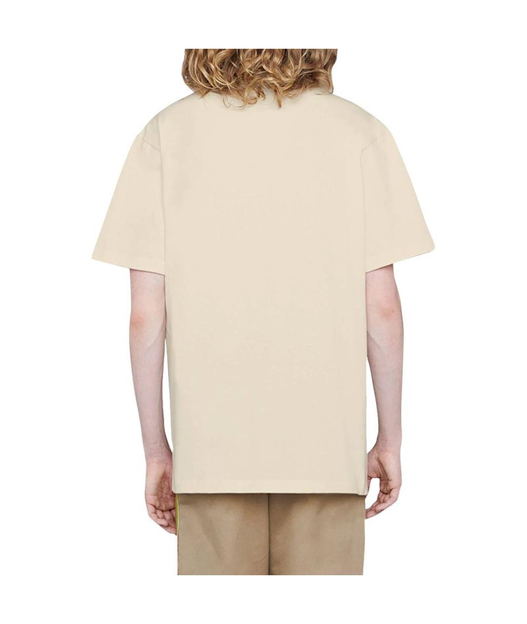 GUCCI Бежевая футболка, фото 4