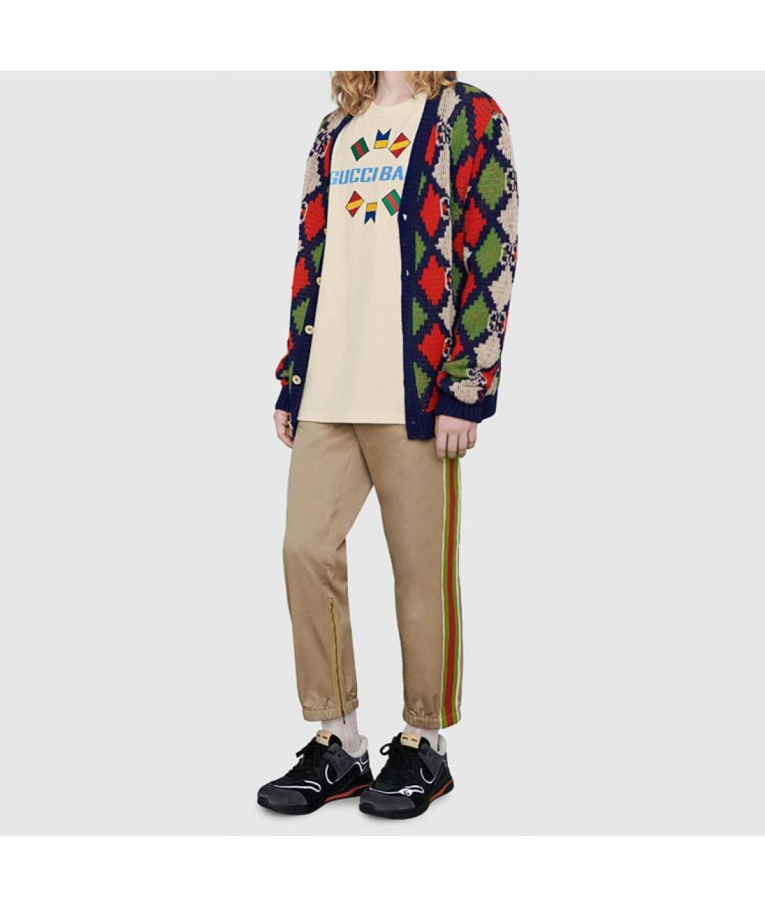 GUCCI Бежевая футболка, фото 2