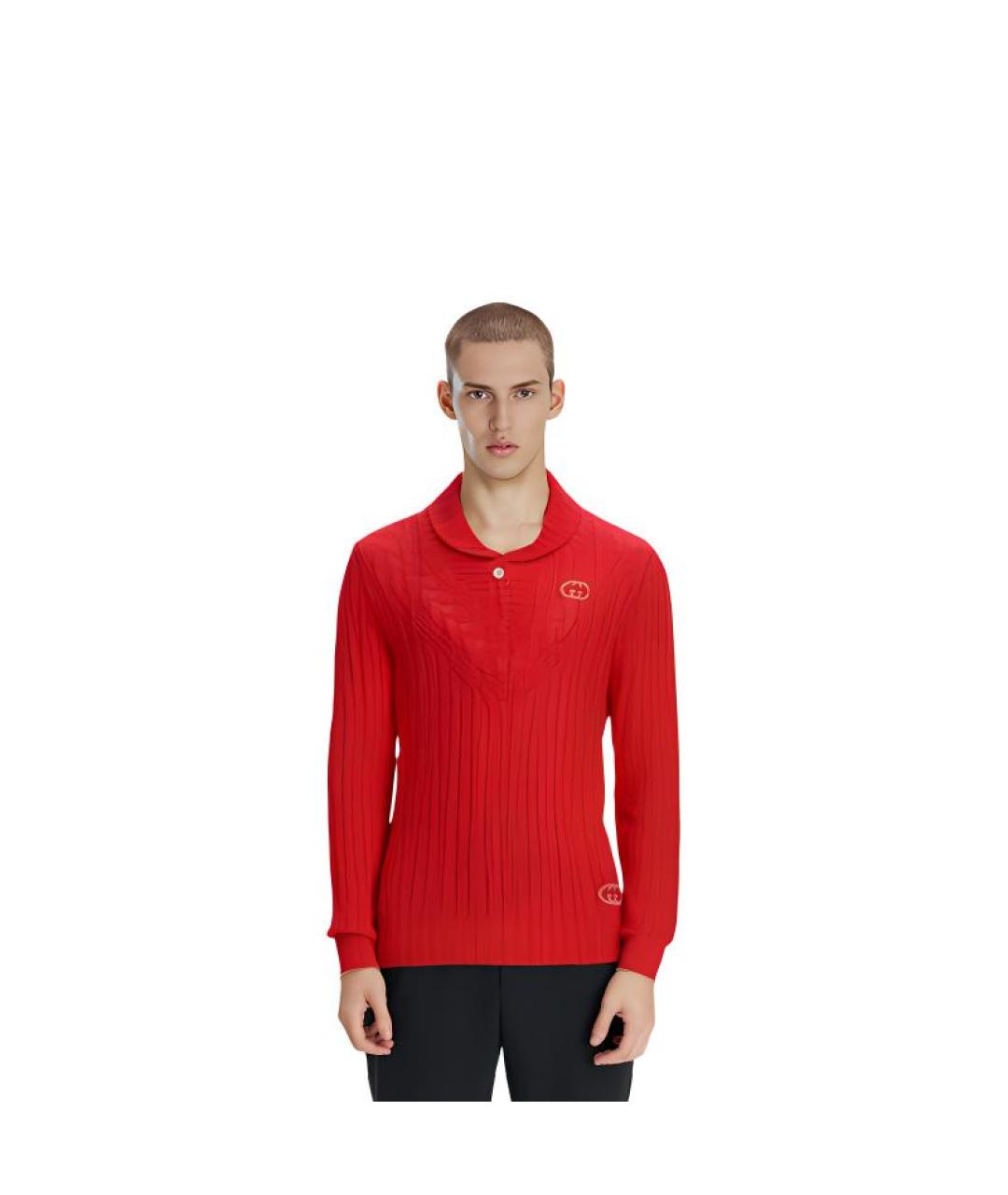GUCCI Красный джемпер / свитер, фото 2