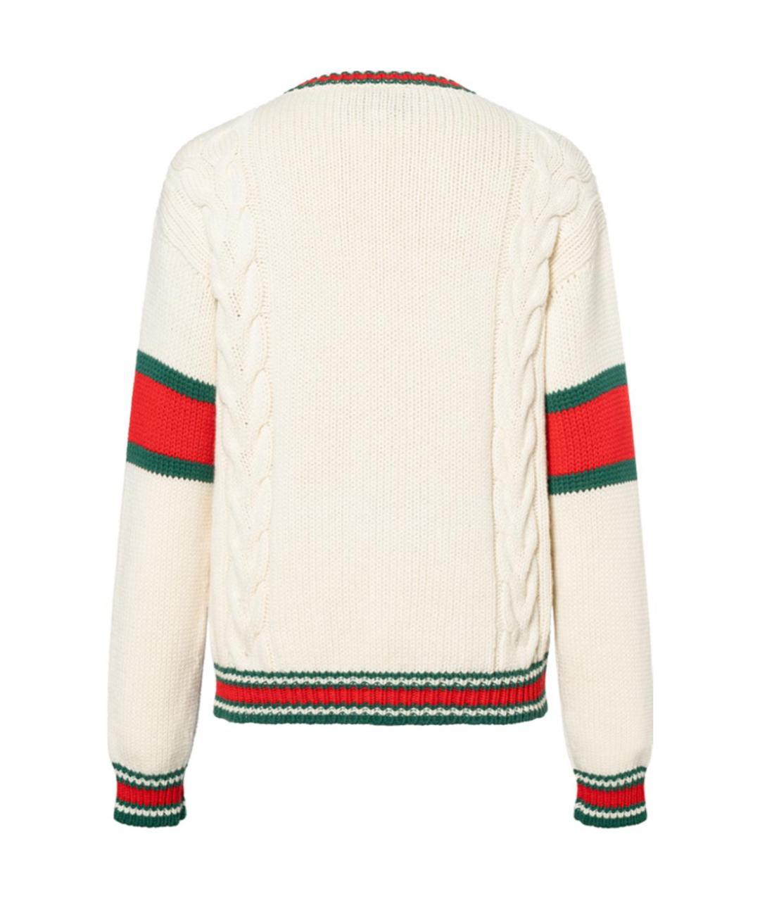 GUCCI Белый джемпер / свитер, фото 2