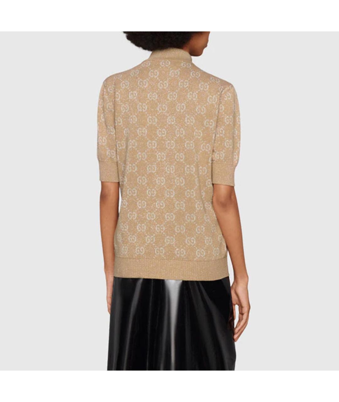 GUCCI Коричневый джемпер / свитер, фото 4