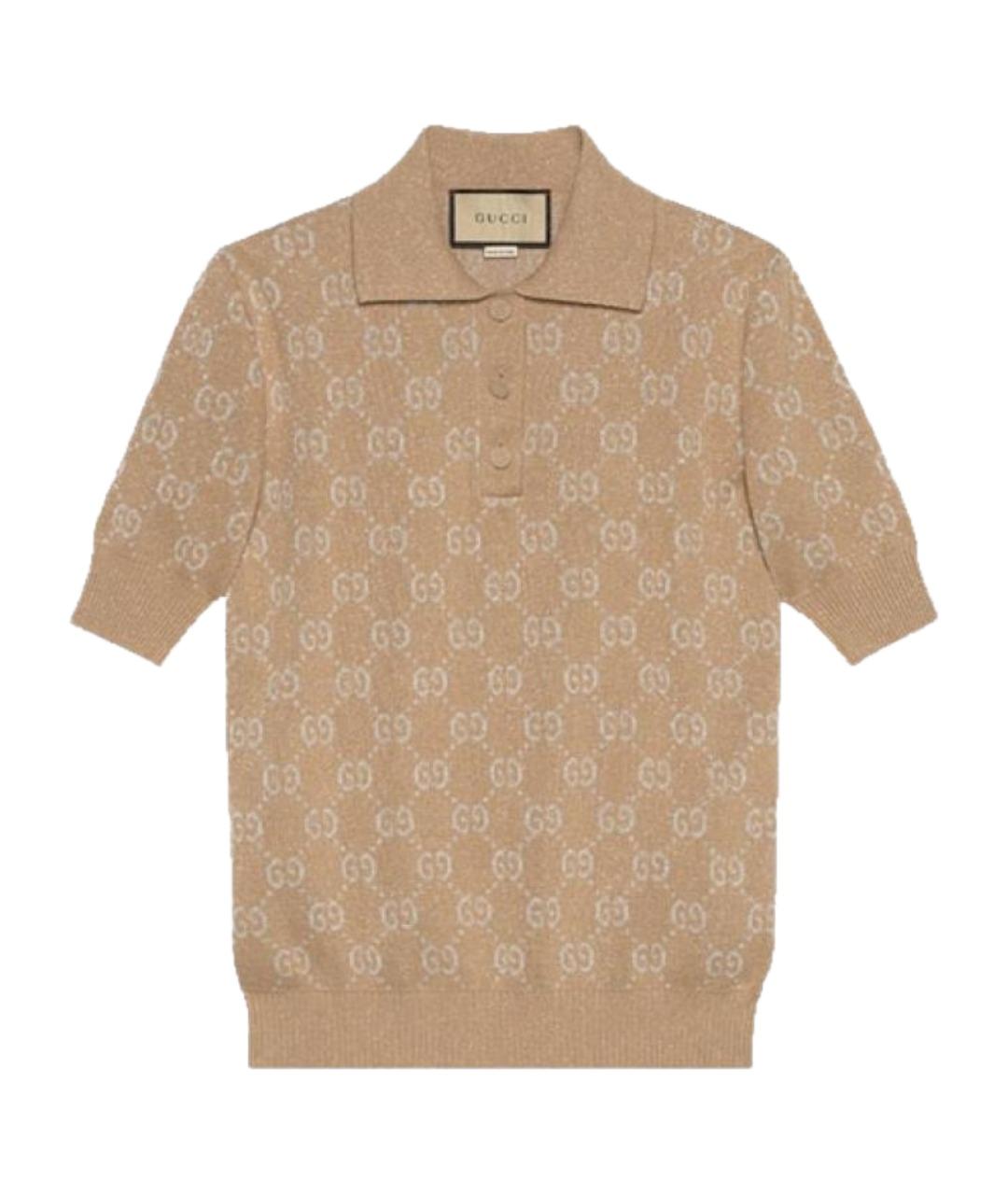 GUCCI Коричневый джемпер / свитер, фото 1