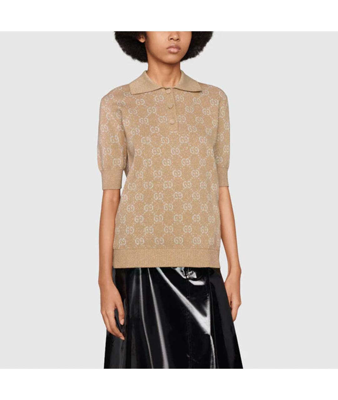 GUCCI Коричневый джемпер / свитер, фото 2