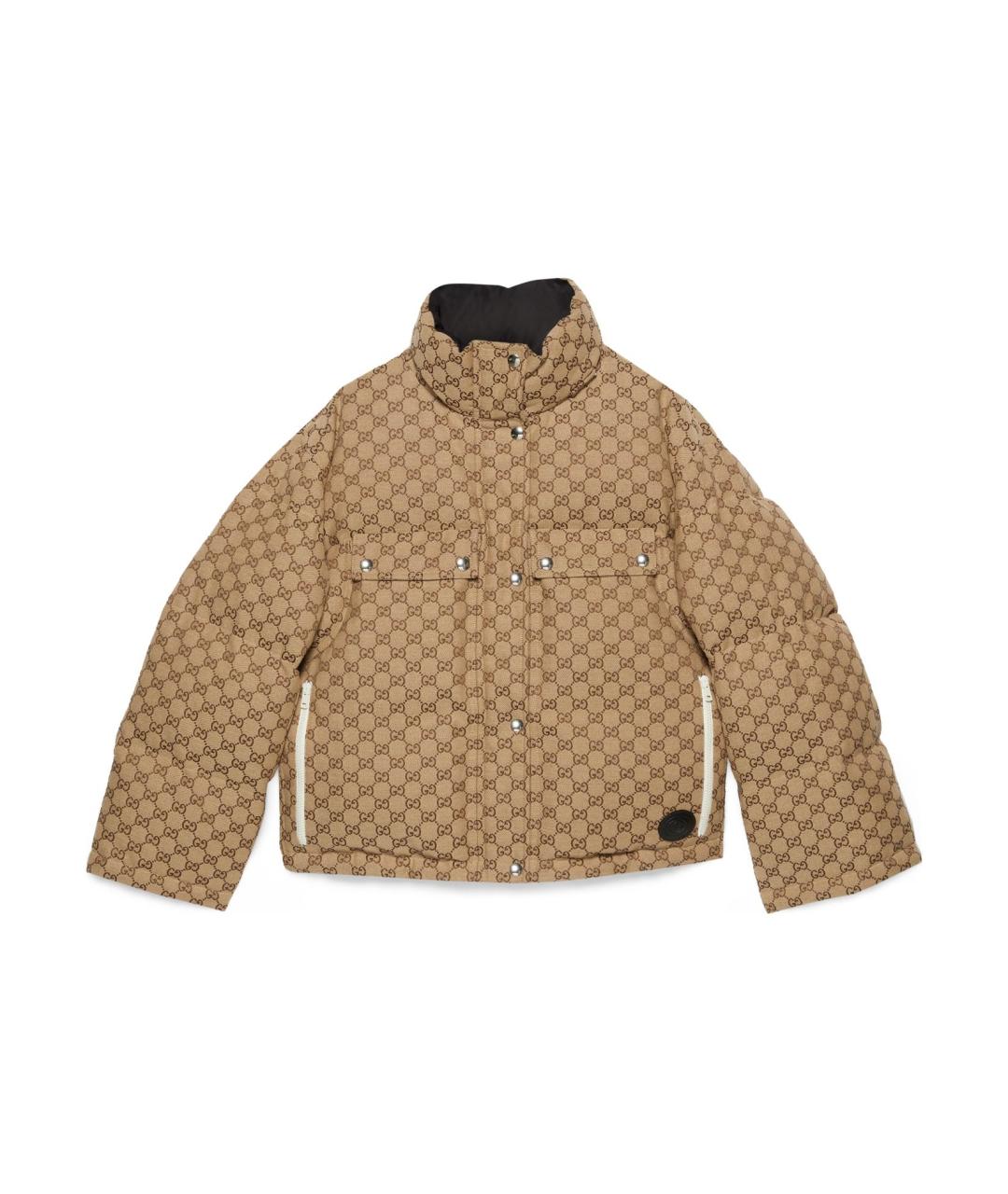 GUCCI Бежевый пуховик, фото 1