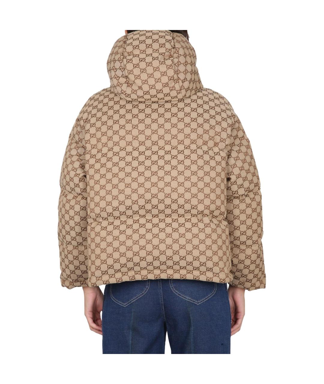GUCCI Бежевый пуховик, фото 3