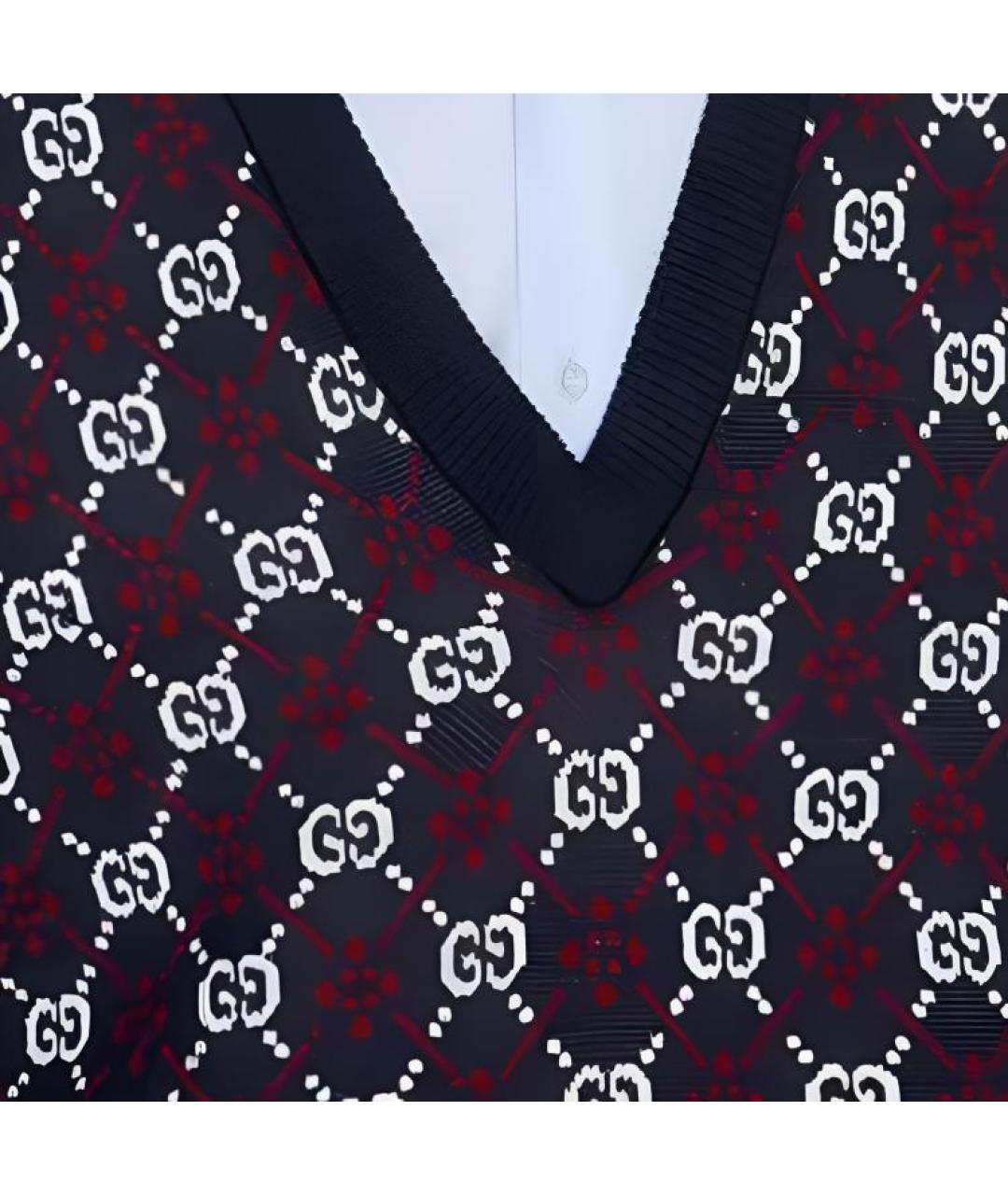 GUCCI Мульти шерстяной джемпер / свитер, фото 5