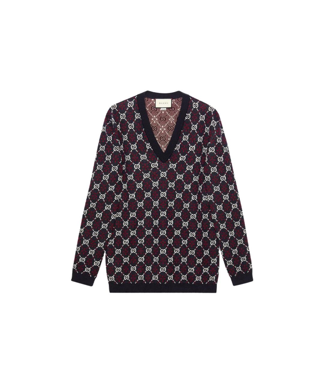 GUCCI Мульти шерстяной джемпер / свитер, фото 6